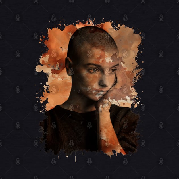 Splash Brown color Sinéad O'Connor by sgregory project